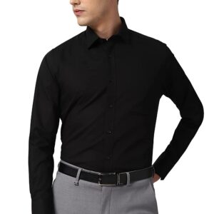Black Formal shirt with Grey pant